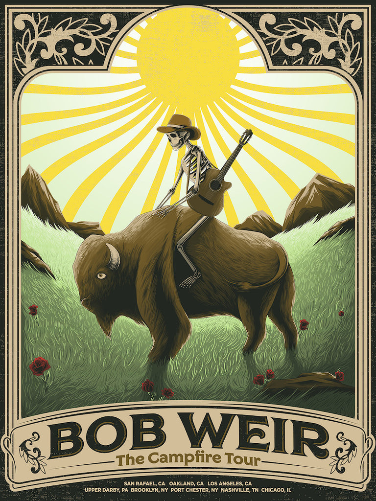 Bob Weir Tour Poster by Arno Kiss