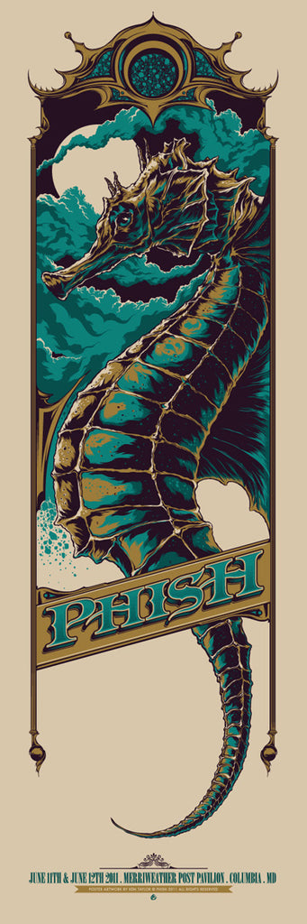 Phish Columbia Concert Poster by Ken Taylor