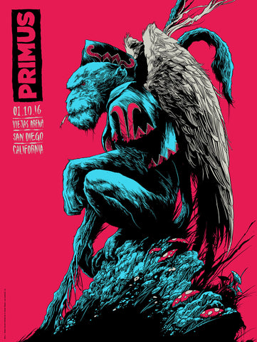 Primus (Night Two) Concert Posters by Ken Taylor