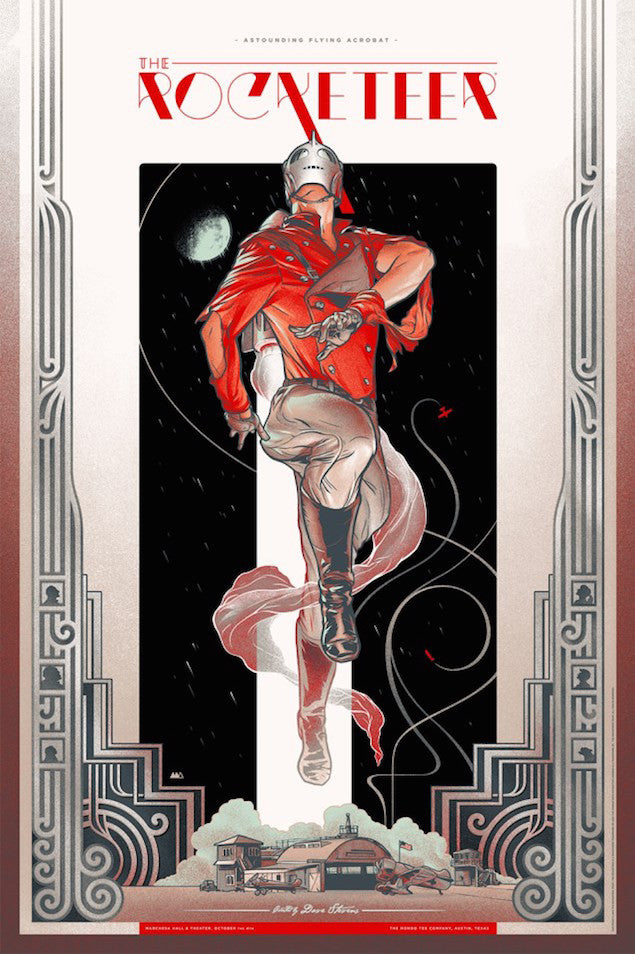 The Rocketeer (Variant) Poster by Martin Ansin