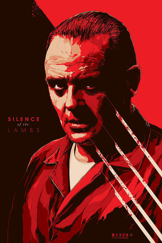 The Silence of the Lambs Movie Poster by Ken Taylor