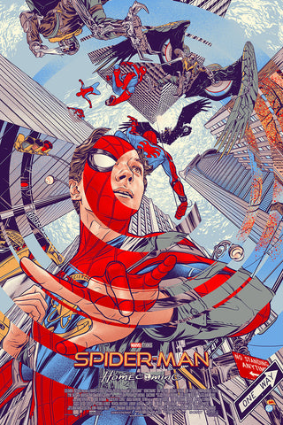 Spider-Man Homecoming Movie Poster by Martin Ansin