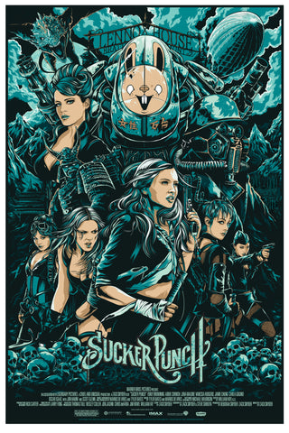 Sucker Punch Poster by Ken Taylor SCRATCH/DENT