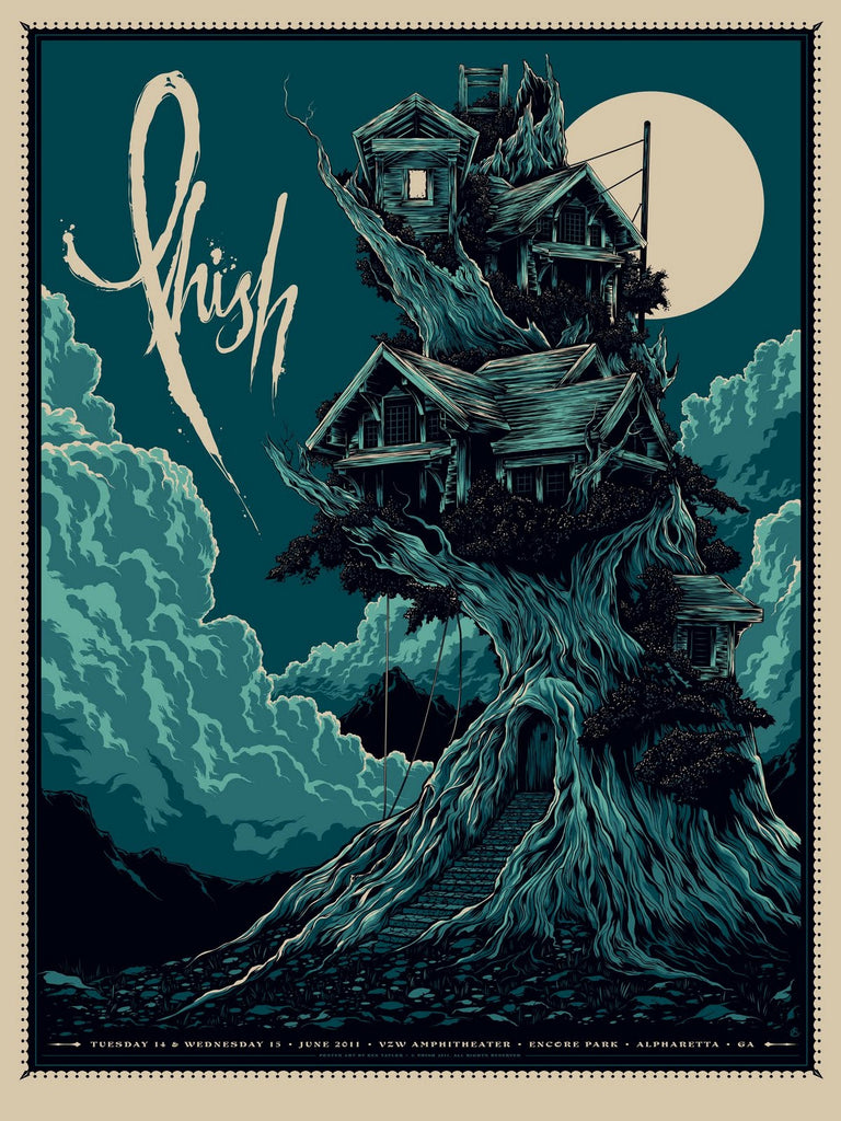 Phish Alpharetta Concert Poster by Ken Taylor