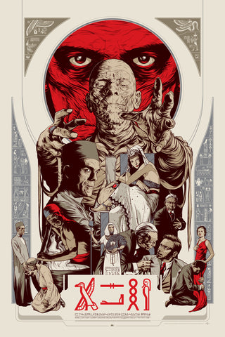 The Mummy (Variant) Poster by Martin Ansin