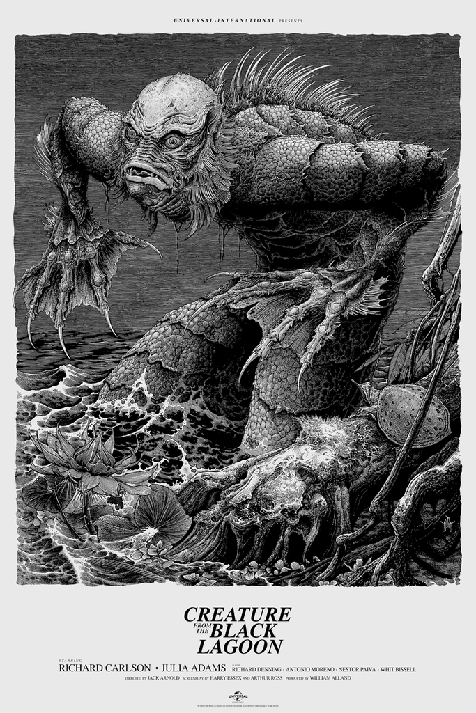Creature from the Black Lagoon Poster by Brandon Holt