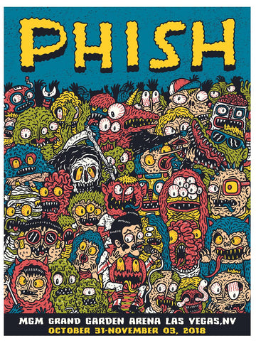 Phish (Vegas) Concert Poster by Hex Aunzo