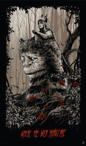 Where the Wild Things Are (Variant) Movie Poster by Ken Taylor